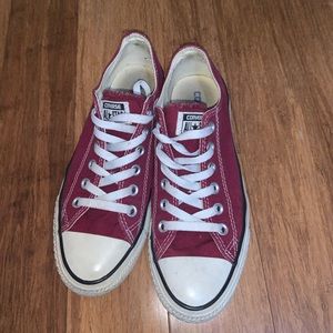 Maroon Converse